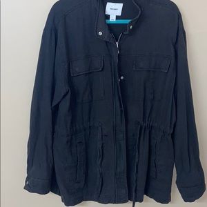 Old Navy Charcoal Utility Jacket